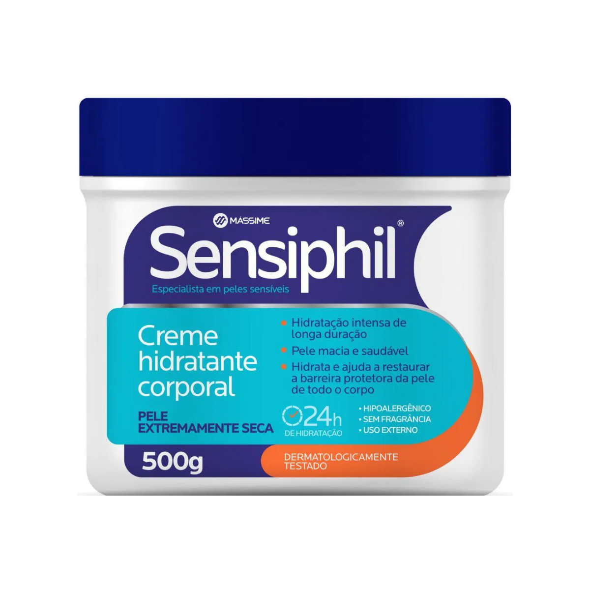 Creme Hidratante Corporal Sensiphil Massime 500g