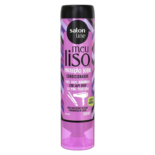 Condicionador Salon Line Meu Liso Protecao Total 300mL