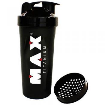 Coqueteleira Preta Max Titanium 700ml