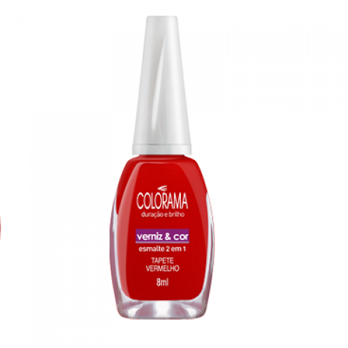 Esmalte Colorama Fashion Verniz E Cor Tapete Vermelho 8ml