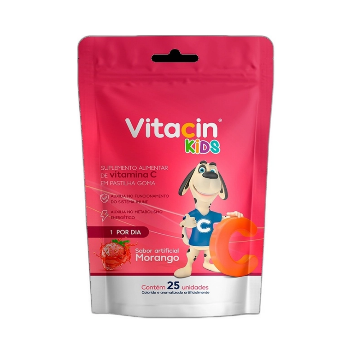 Vitacin Kids Morango Geolab 25 Gomas