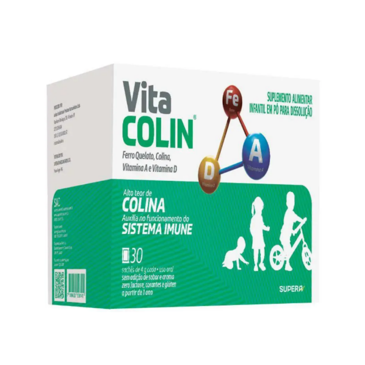 Suplemento Alimentar Infantil Vita Colin Supera 30 Sachês