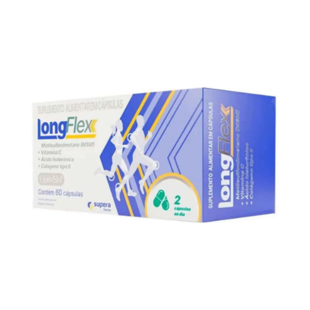 Suplemento Alimentar LongFlex Supera 60 Capsulas