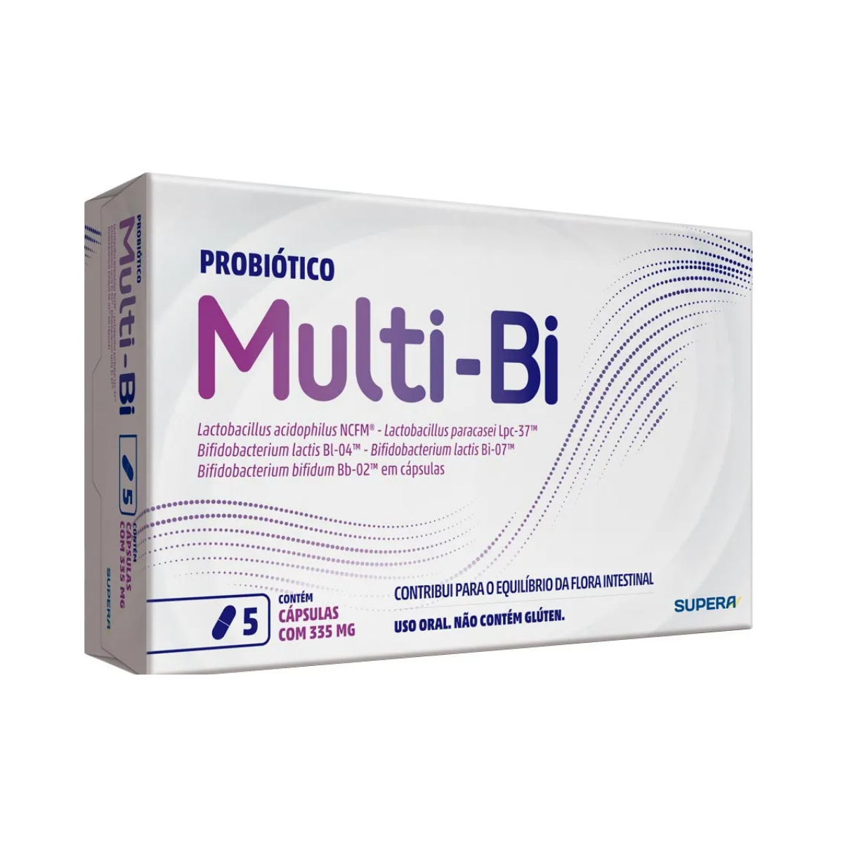Probiótico Multi-Bi Supera 5 Cápsulas