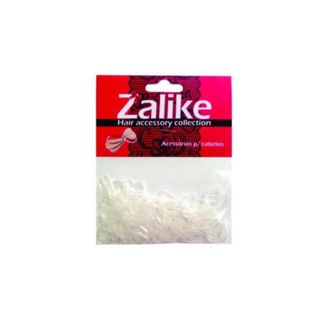 Elástico de Silicone Zalike Fino Transparente