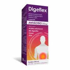 Digeflex 37mg/mL + 40mg/mL + 5mg/mL, caixa com 1 frasco com 240mL de suspensao de uso oral, sabor morango