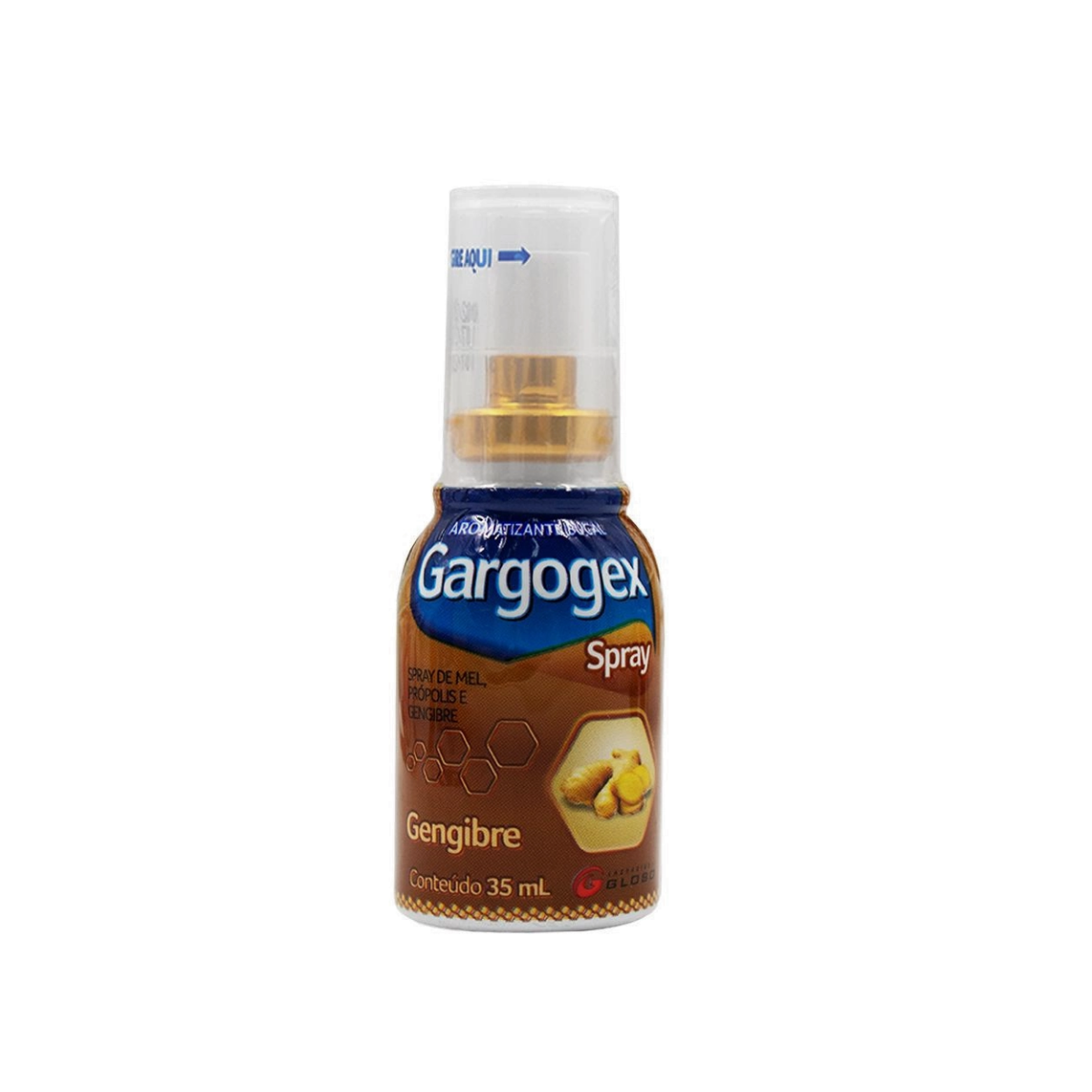 Aromatizante Bucal Globo Gargogex gengibre spray 35mL