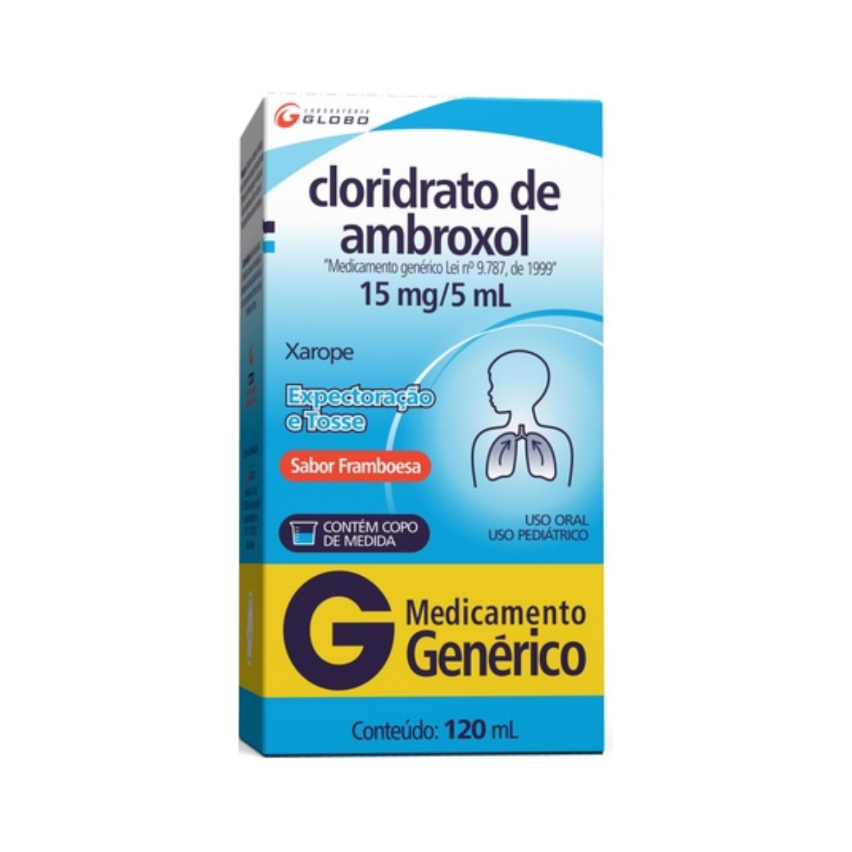 Cloridrato De Ambroxol Globo Pharma 3mg/ml 120ml