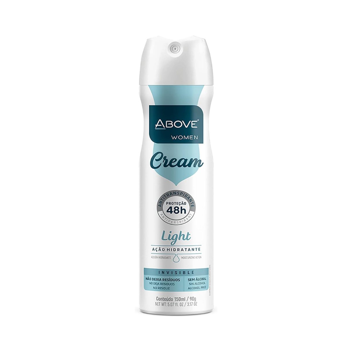 Desodorante Antitranspirante Above Cream Light Hidratante 150ml