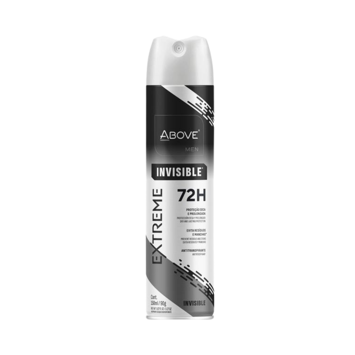 Desodorante Antitranspirante Men Extreme Invisible 72H Above 150ml