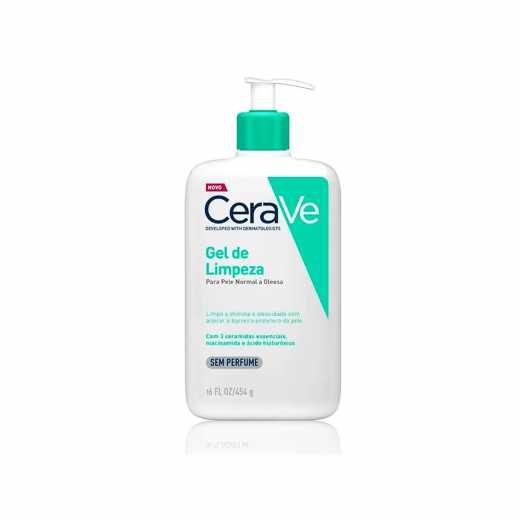 Gel de Limpeza Facial CeraVe Pele Oleosa 454G
