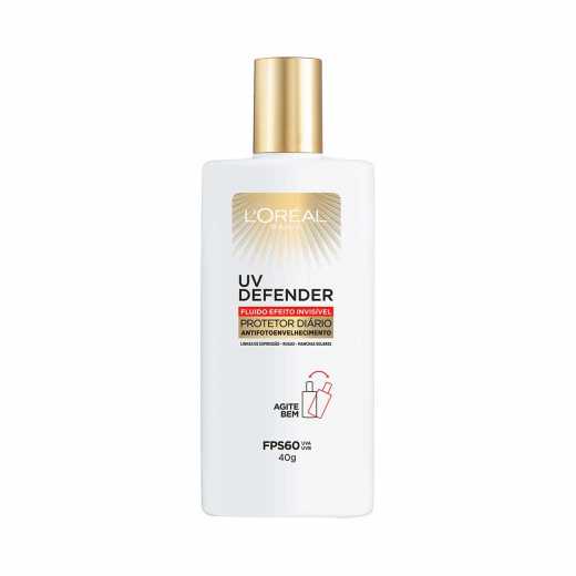 Protetor Solar Facial L'Oreal Fluido UV Defender FPS60 40g