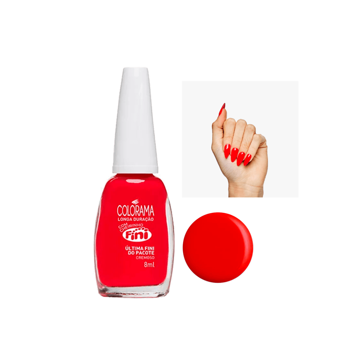Esmalte Colorama Coleção Fini Última Fini do Pacote 8Ml
