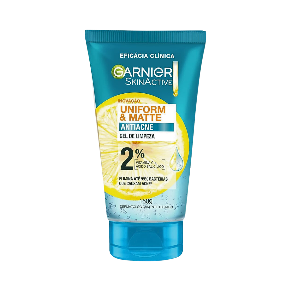 Gel de Limpeza Facial Garnier Uniform & Matte Antiacne 150G