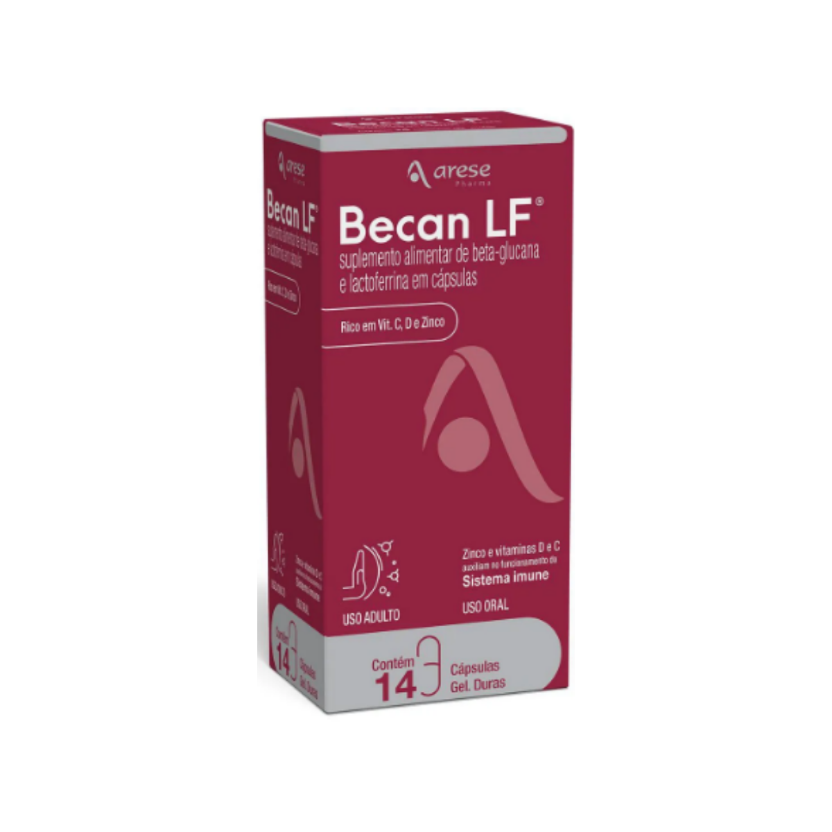 Polivitamínico Becan LF Arese 14 Cápsulas