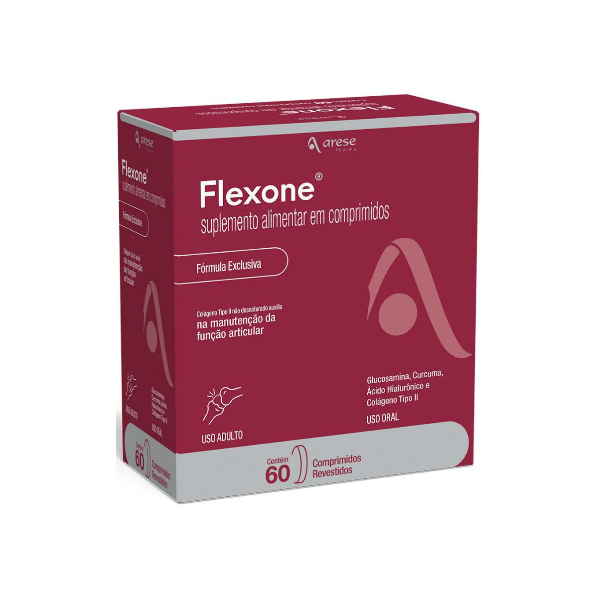 Suplemento Alimentar Flexone Arese 60 Comprimidos