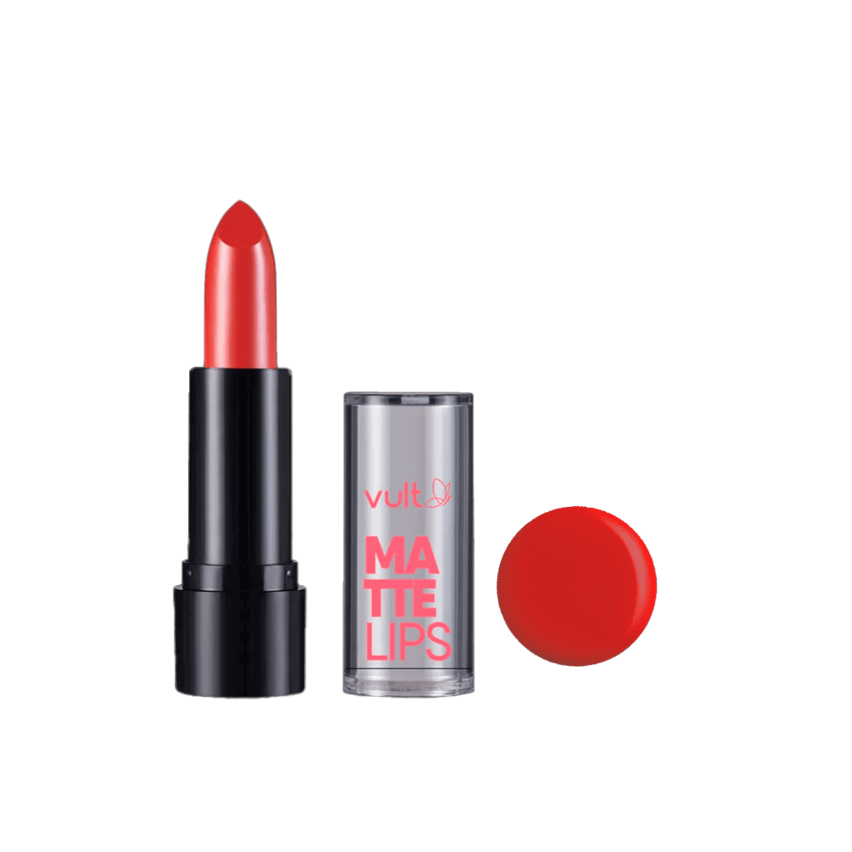 Batom Matte Vult Lips Vermelho Carmim