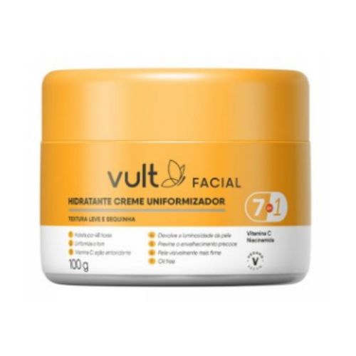Creme Hidratante Uniformizador Vult Facial 7 em 1 100g