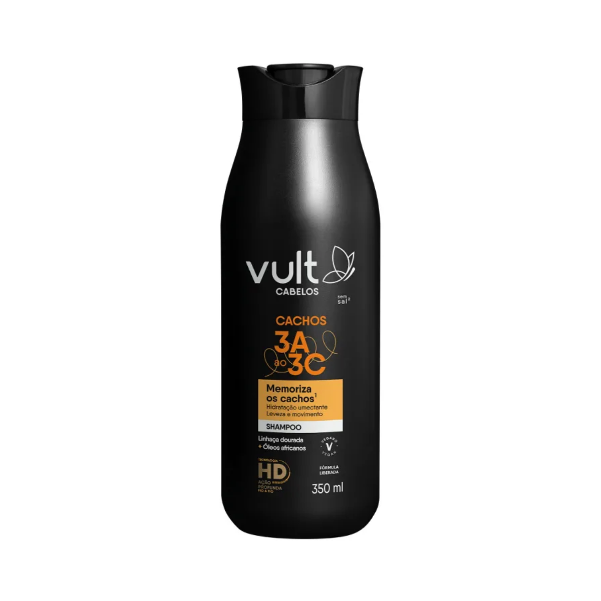 Shampoo Cabelos Cachos 3A-3C Vult 350ml