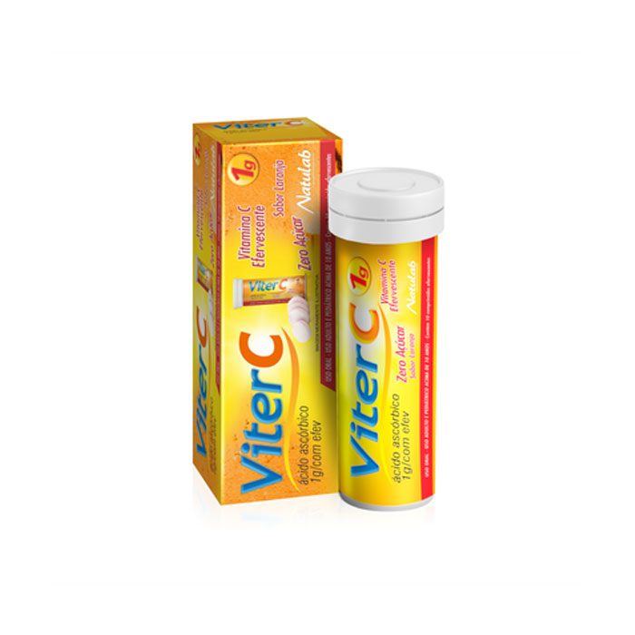 Viter C 1g Sabor Laranja 10 Comprimidos Efervescentes