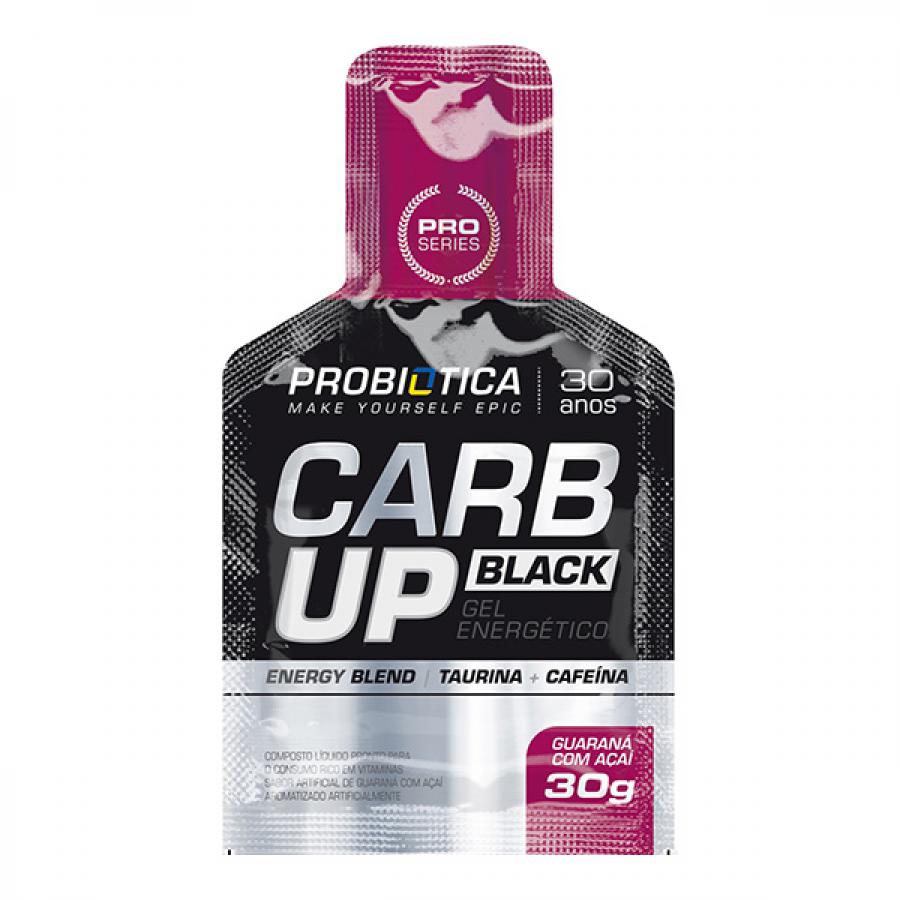 Carb Up Black Acai Com Guarana Probiotica 30g 10 Unidades