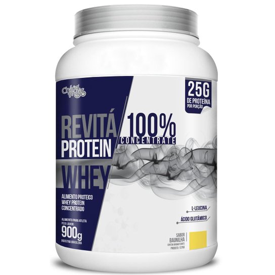 100% Whey Protein Baunilha Max Titanium 900g