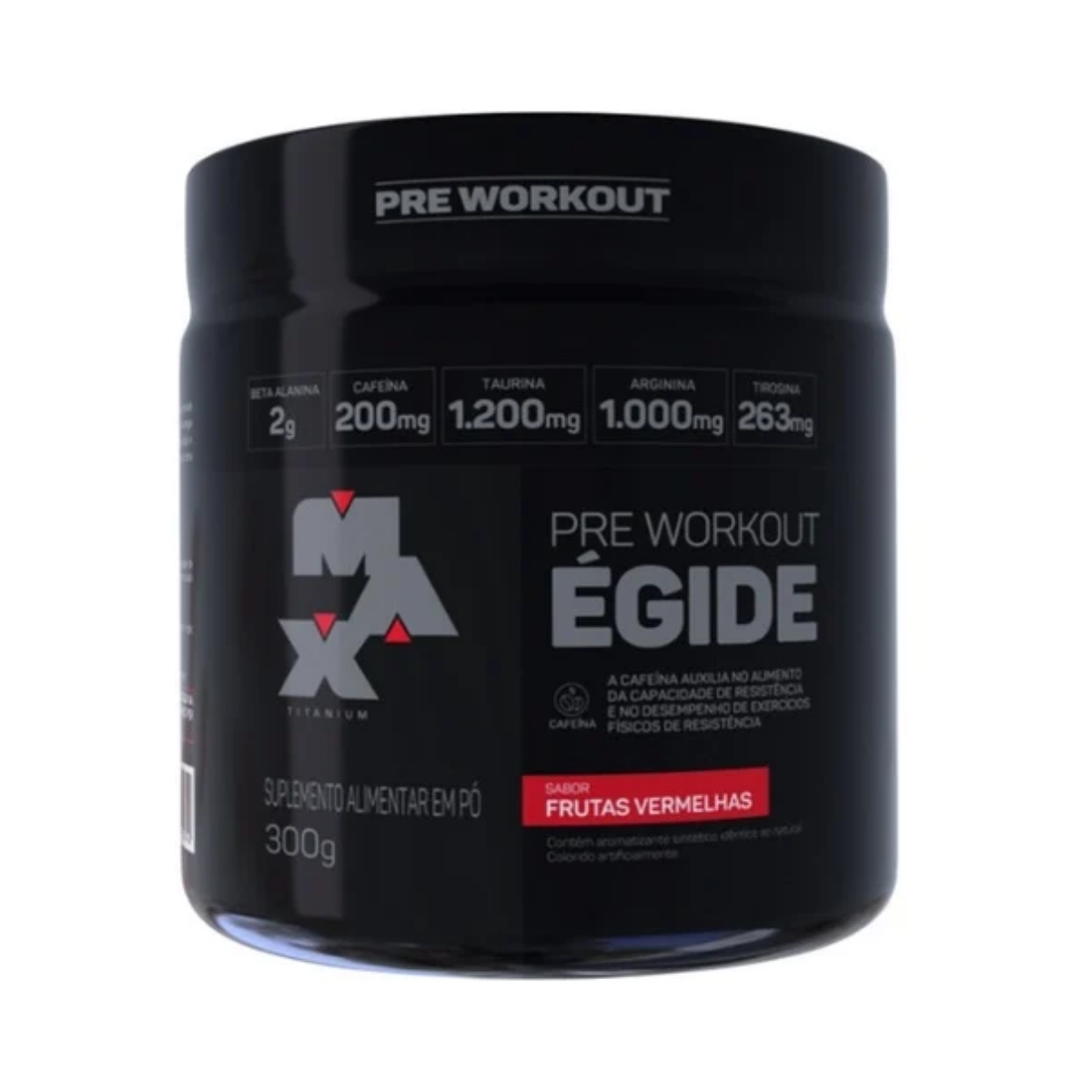 Pre Workout Egide Frutas Vermelhas Max Titanium 300g