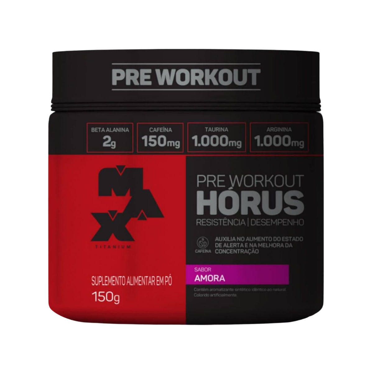 Hórus Pre Workout Amora Max Titanium 150g