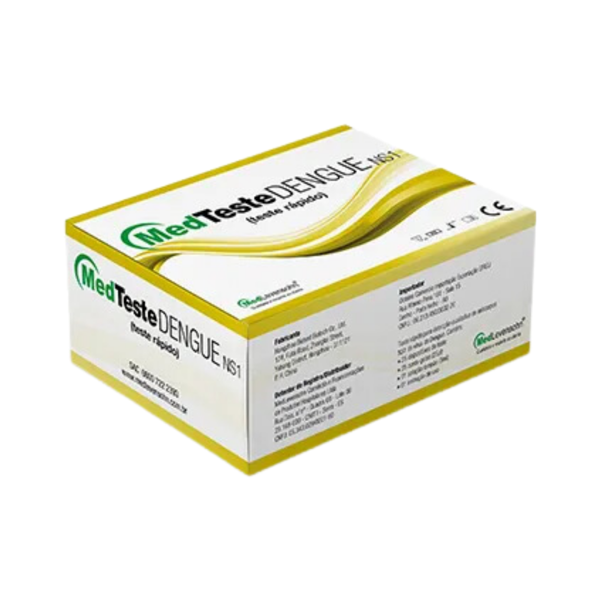 Teste Rápido De Dengue NS1 Medlevensohn 25 Unidades