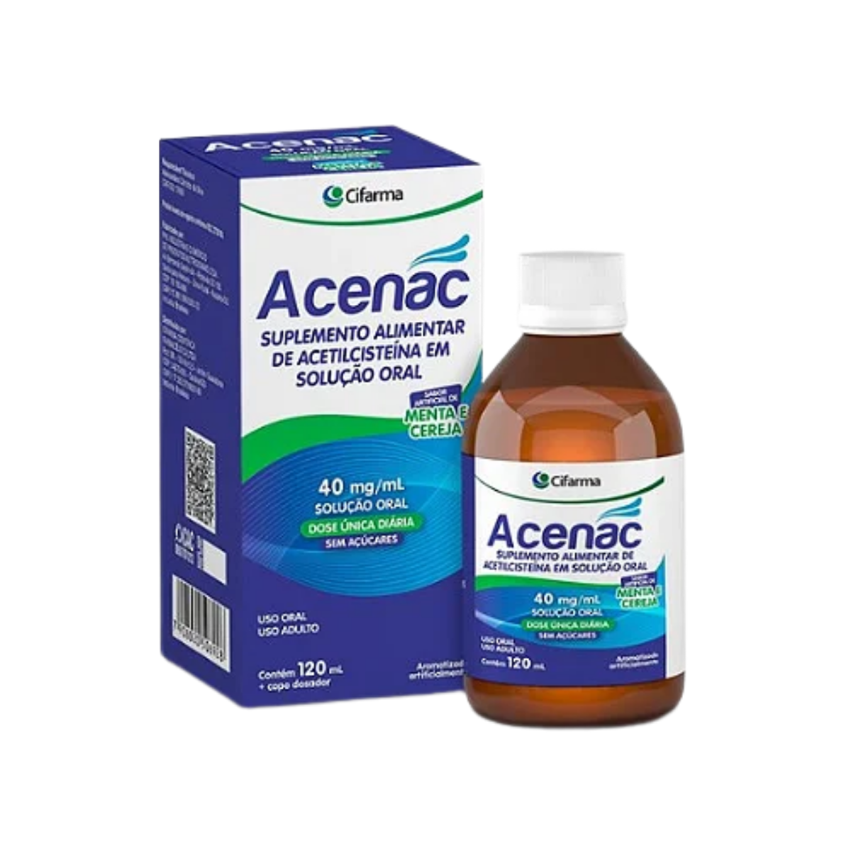 Acenac Menta E Cereja Cifarma 120ml