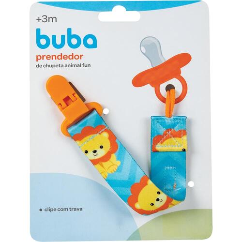 Prendedor De Chupeta Animal Fun Leao Buba