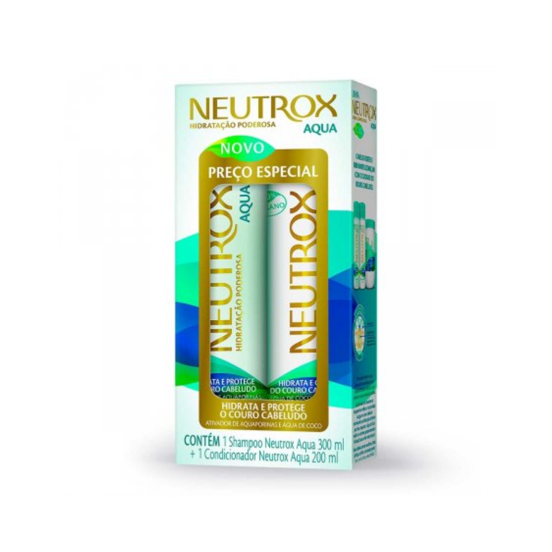 Kit Neutrox Aqua shampoo com 300mL + condicionador 200mL