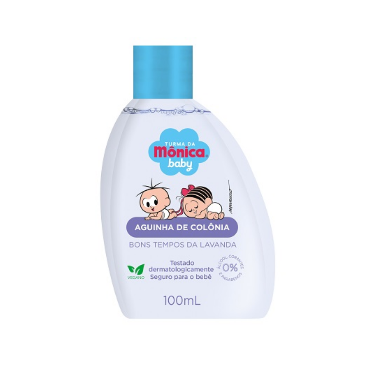 Água de Colônia Turma da Mônica Baby Bons Tempos de Lavanda 100Ml