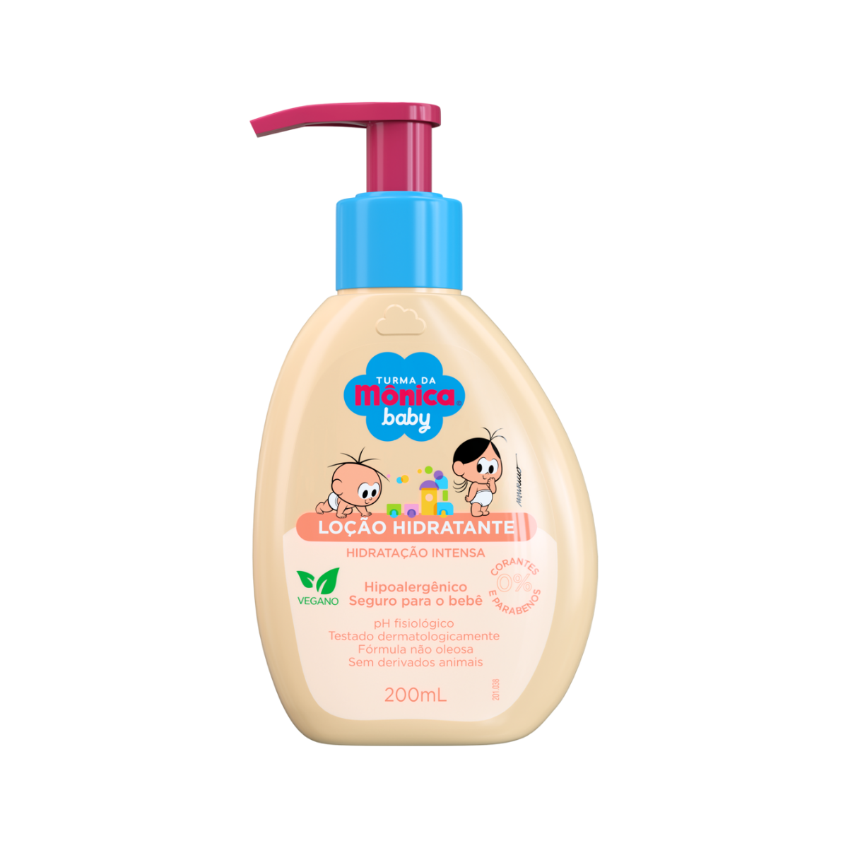 Loção Hidratante Turma da Mônica Baby Hidratação Intensa  200Ml