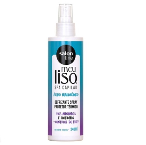 Defrizante Protetor Termico Salon Line Meu Liso Spa Capilar Acido Hialuronico spray com 240mL