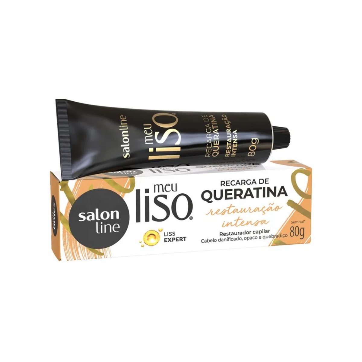 Recarga de Queratina Salon Line Meu Liso Restauração Intensa 80G