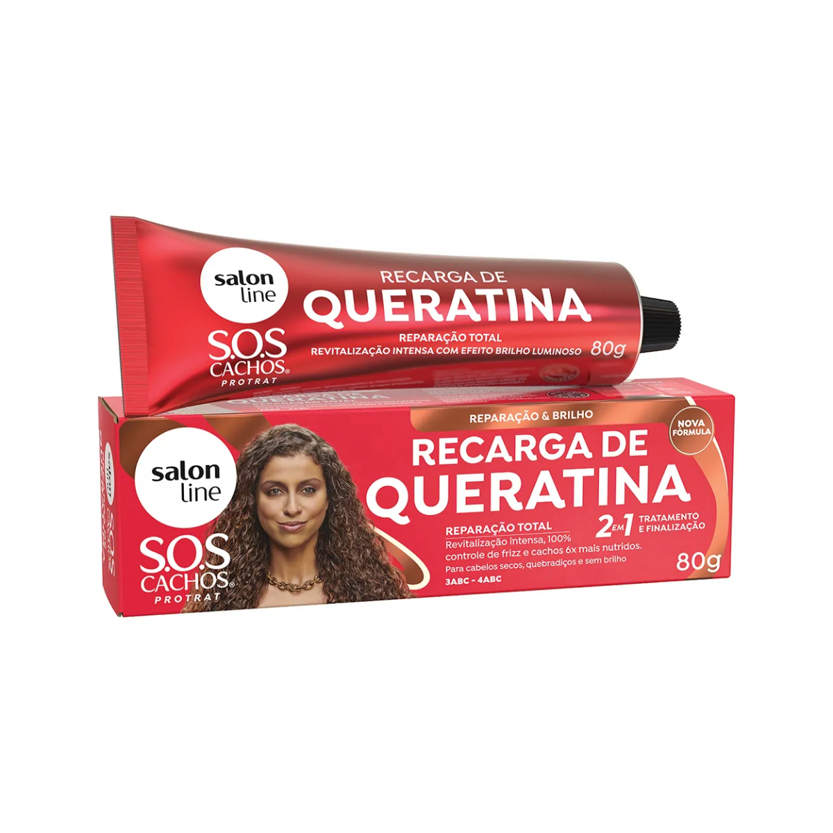 Recarga De Queratina SOS Reparação Total Salon Line 80g