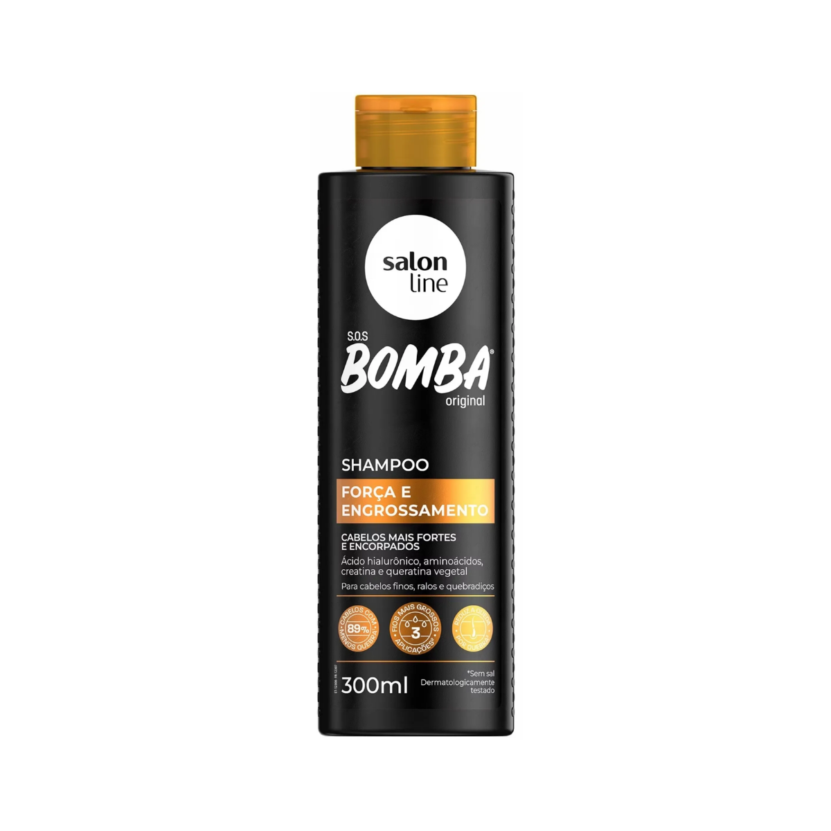 Shampoo Salon Line S.O.S Bomba Força e Engrossamento 300Ml