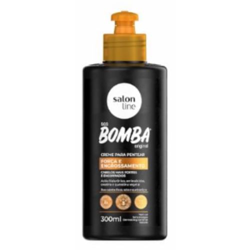 Creme Para Pentear Salon Line S.O.S Bomba Força e Engrossamento 300Ml
