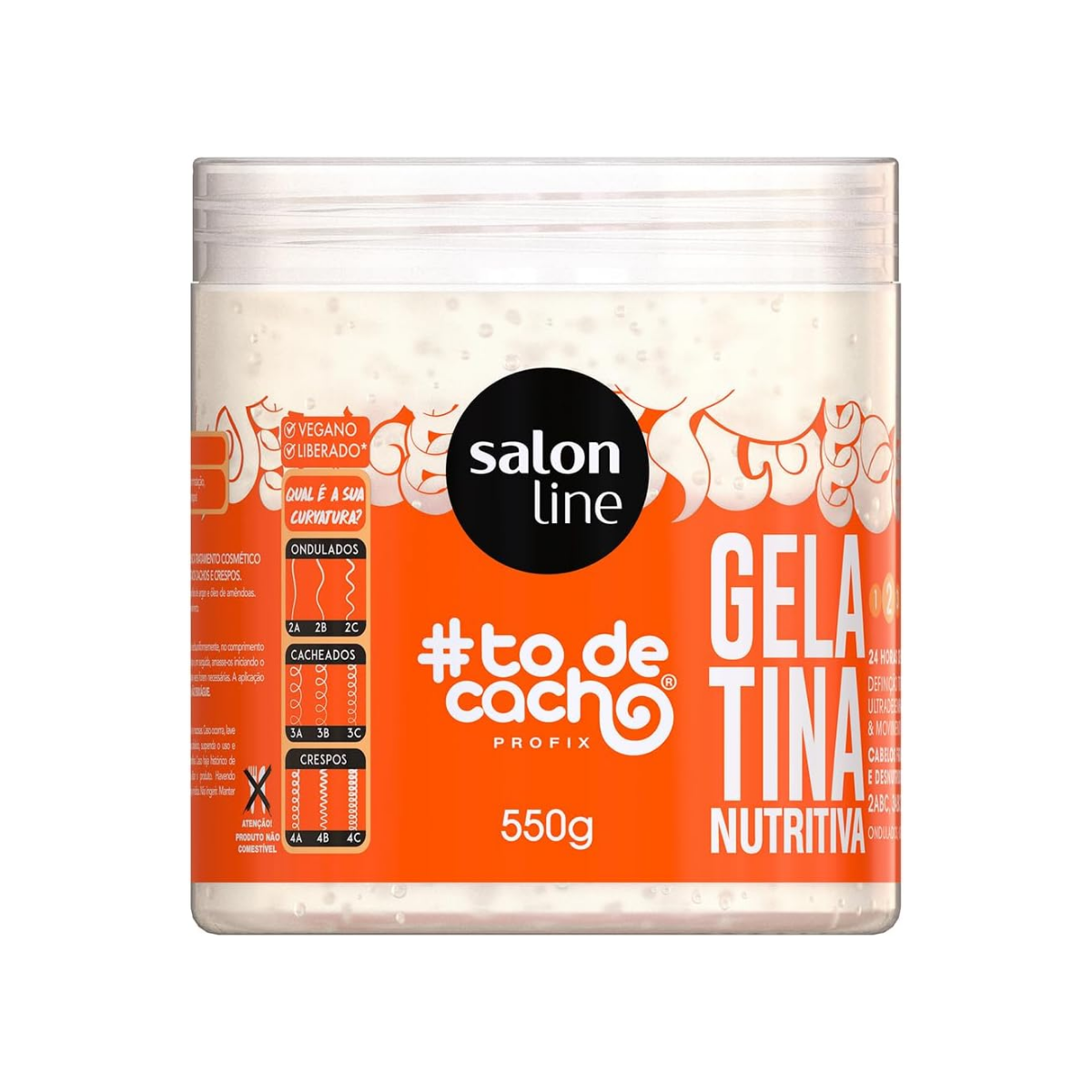 Gelatina Nutritiva #Todecacho Salon Line 550g