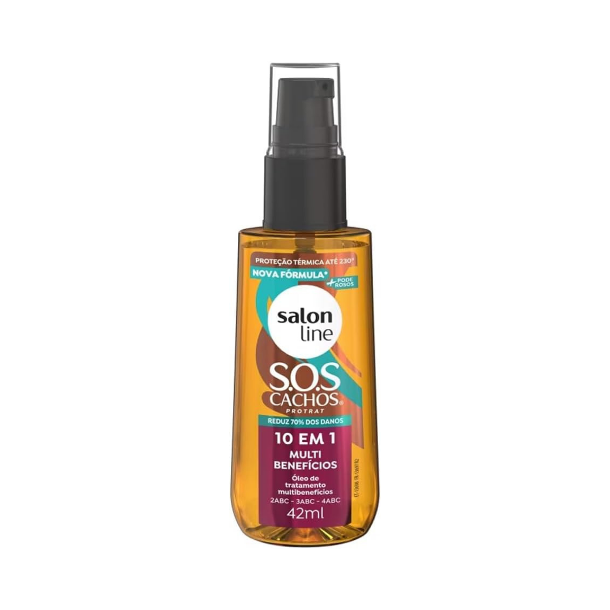 Óleo De Tratamento Multibenefícios SOS Cachos 10 Em 1 Salon Line 42ml