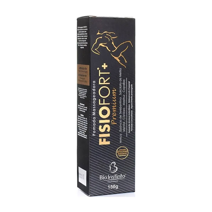 Pomada Desodorante Massageadora Fisiofort+ Premium Bio Instinto 150g