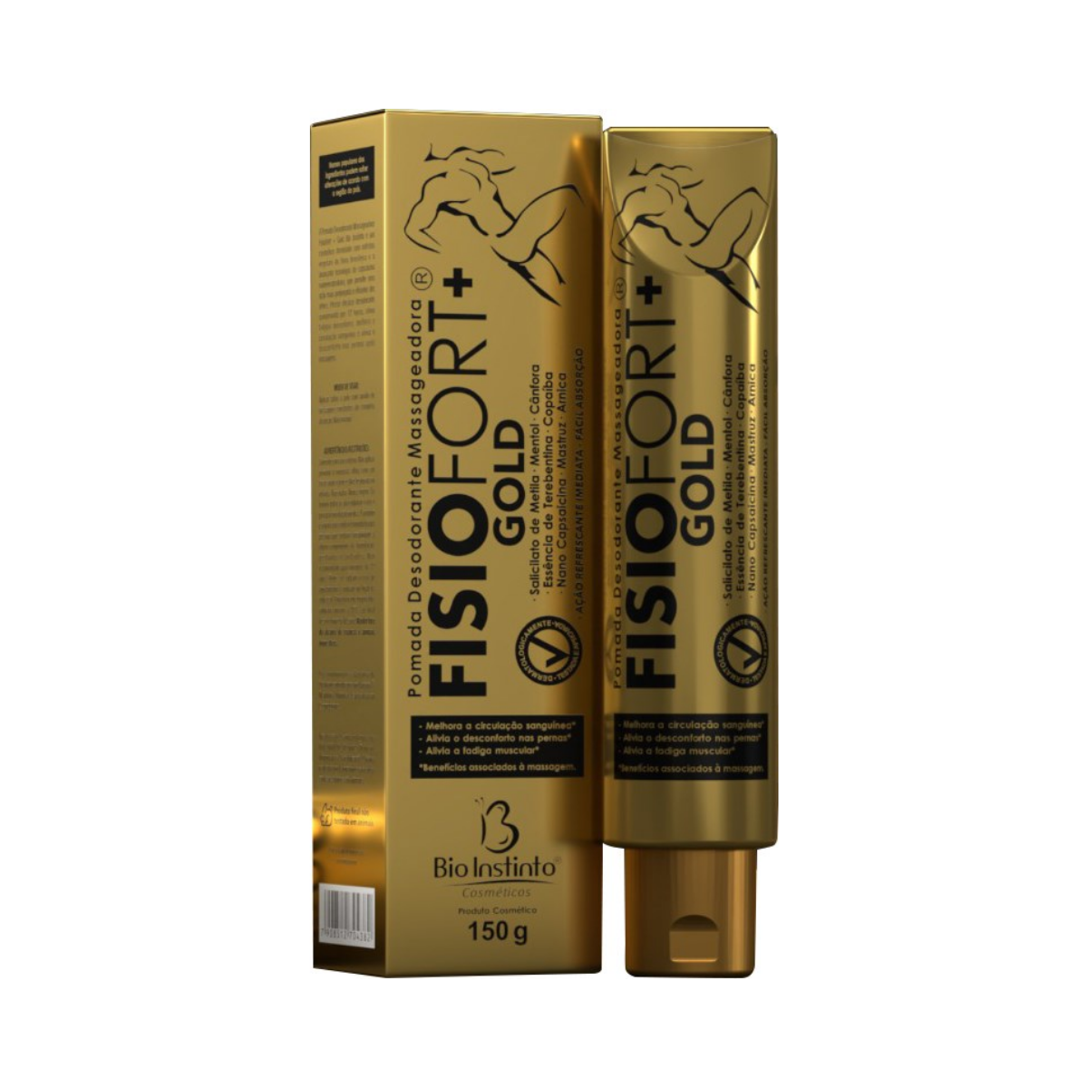 Pomada Massageadora Fisiofort Gold Bio Instinto 150g