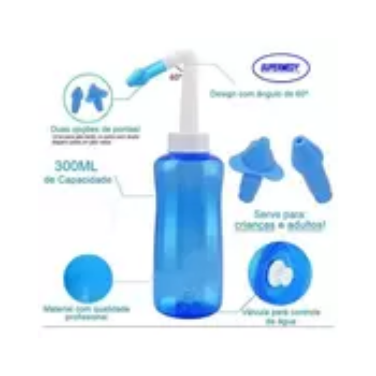 Limpador Nasal Supermedy 300ml