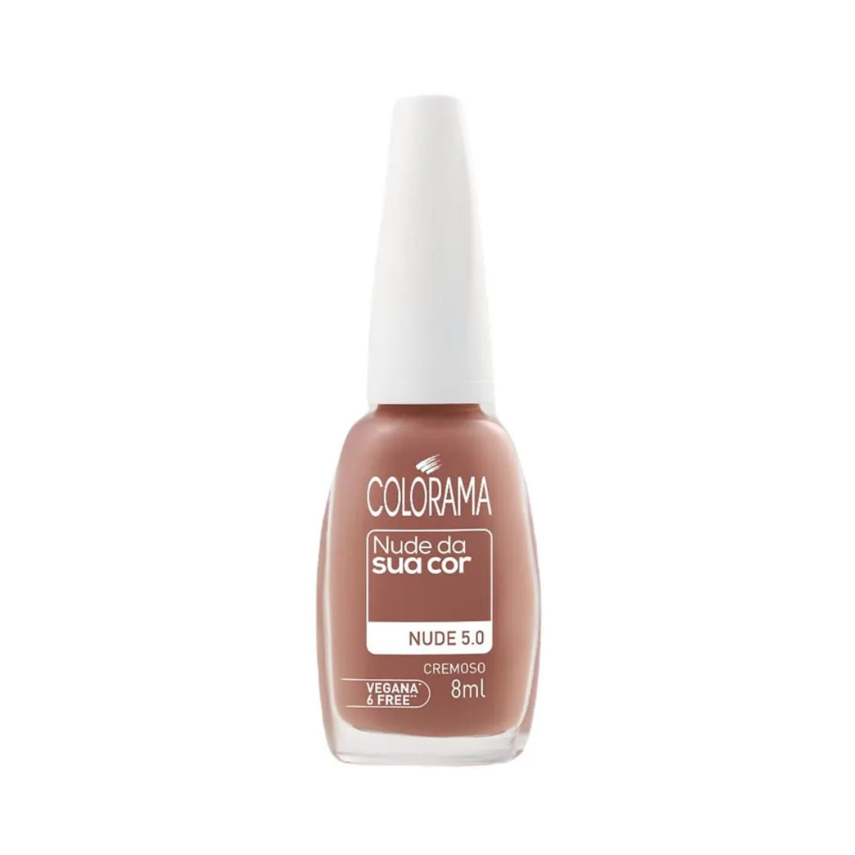 Esmalte Cremoso Nude da Sua Cor Nude 5.0 Colorama 8ml
