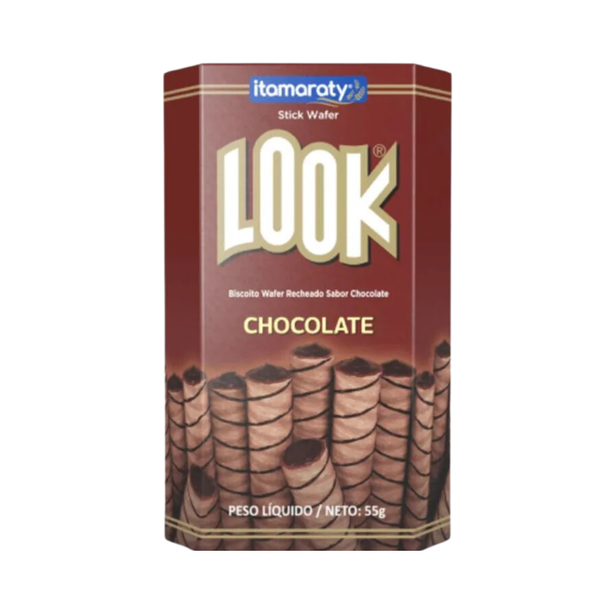 Biscoito Wafer Look Chocolate Look Itamaraty 55g