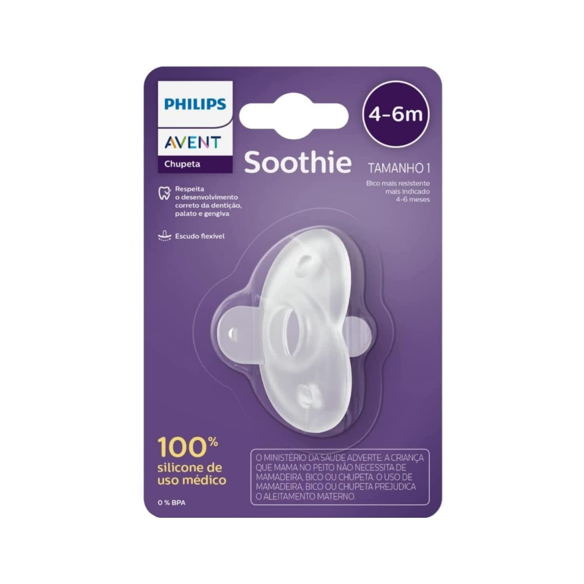 Chupeta Soothie 4-6 Meses Tam 1 Philips Avent