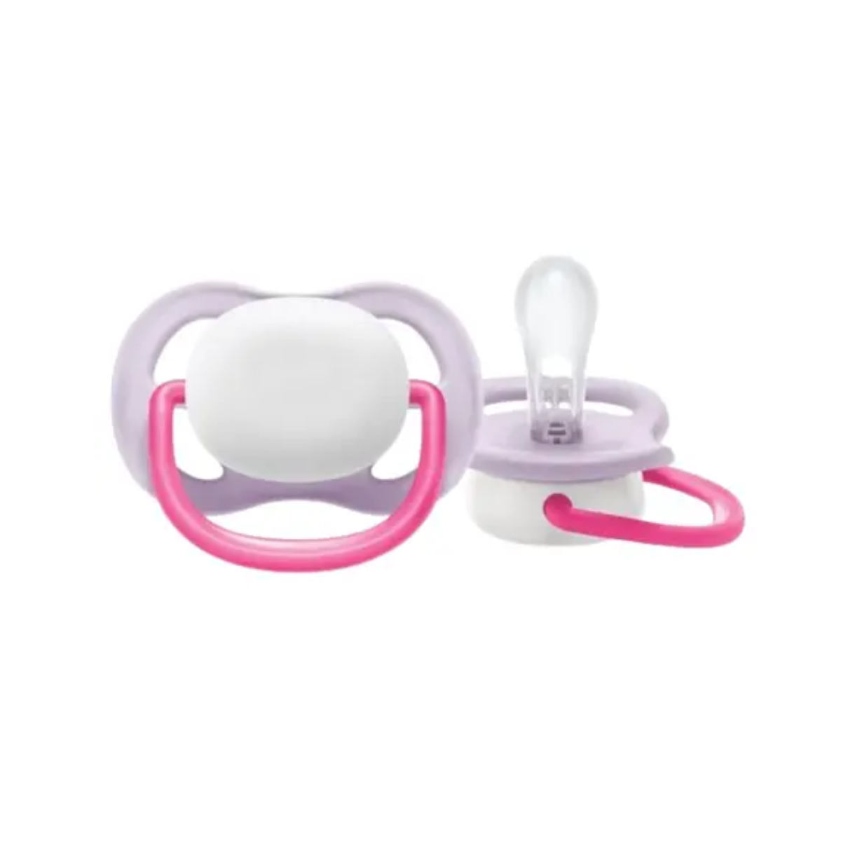 Chupeta Avent Ultra Air Rosa Lisa Philips 0-6 Meses 1 Unidade