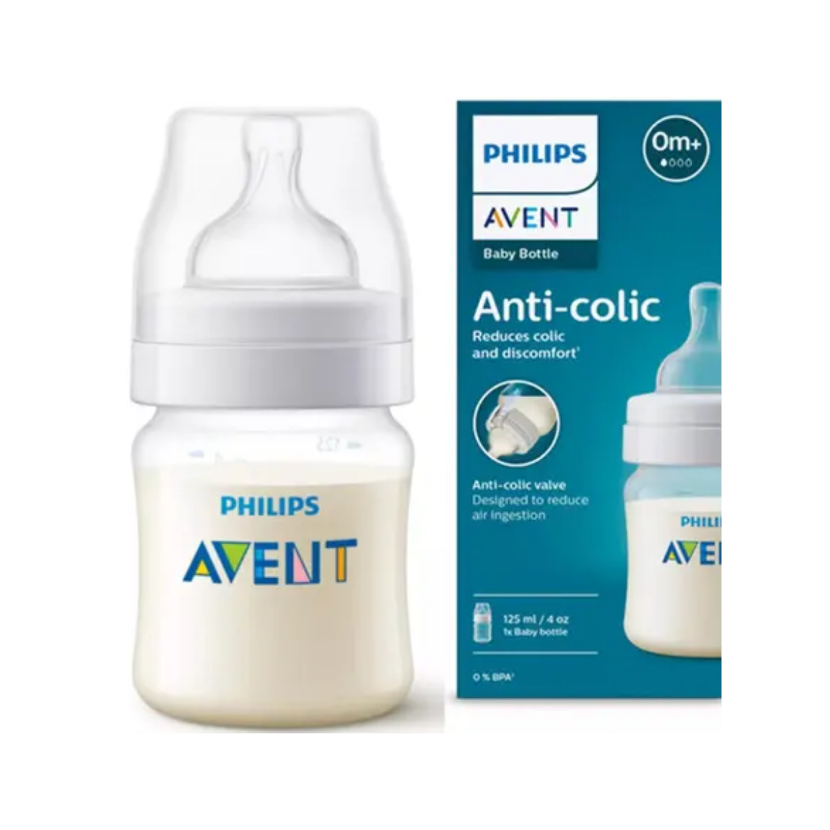 Mamadeira Clássica Avent Anti-Colic Philips 125ml