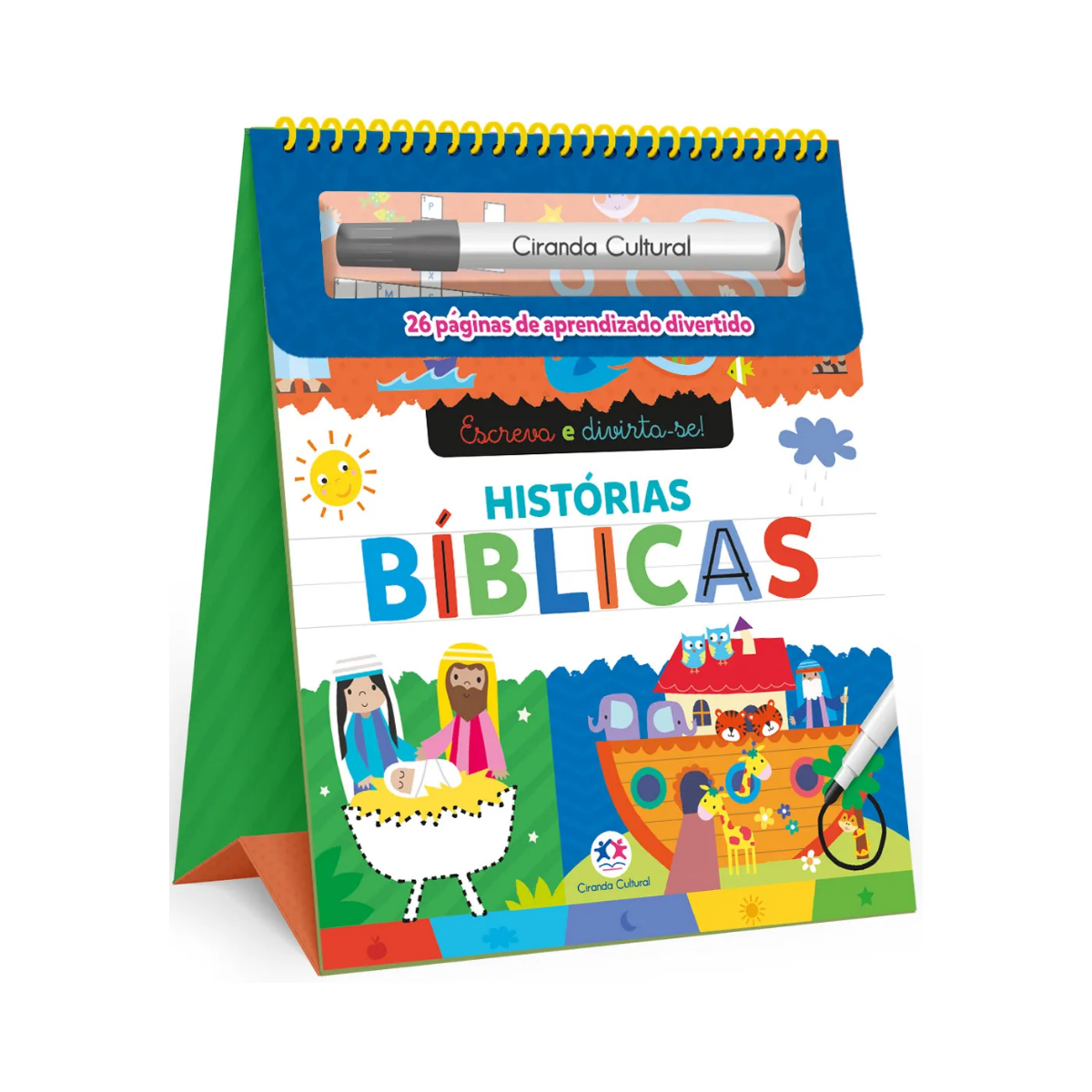 Livro Escreva E Divirta-Se Histórias Biblicas Ciranda Cultural